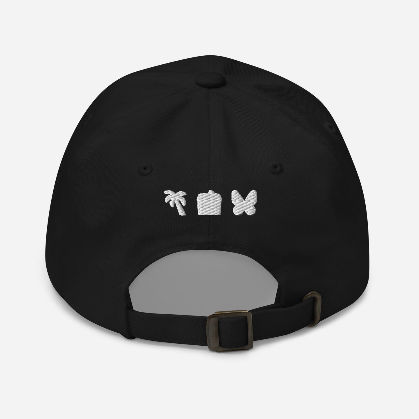 Embroidered Dad Hat | Black