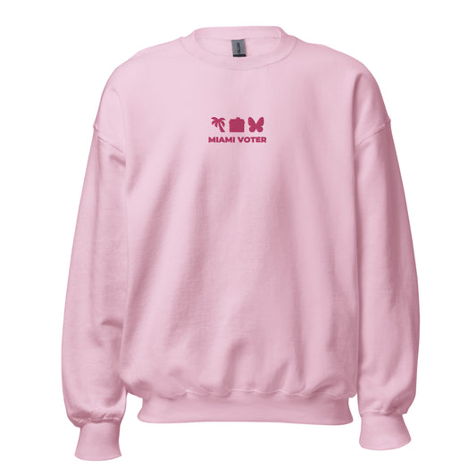 Miami Voter Crewneck | Flamingo